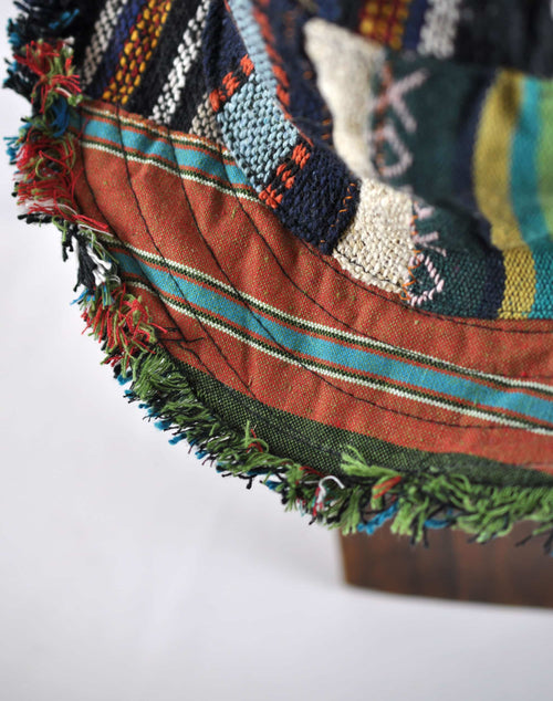 Alake Trendy Patchwork Hemp Hat