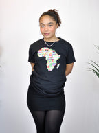 Africa Continent with all Country Flags Unisex Top