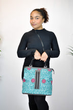 Alice Ankara Print Two Zip Holding Bag