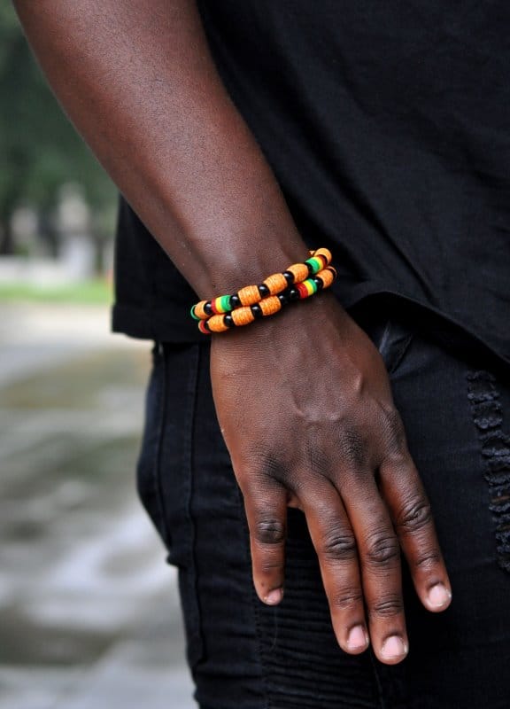 Unisex African  Beaded Bracelet