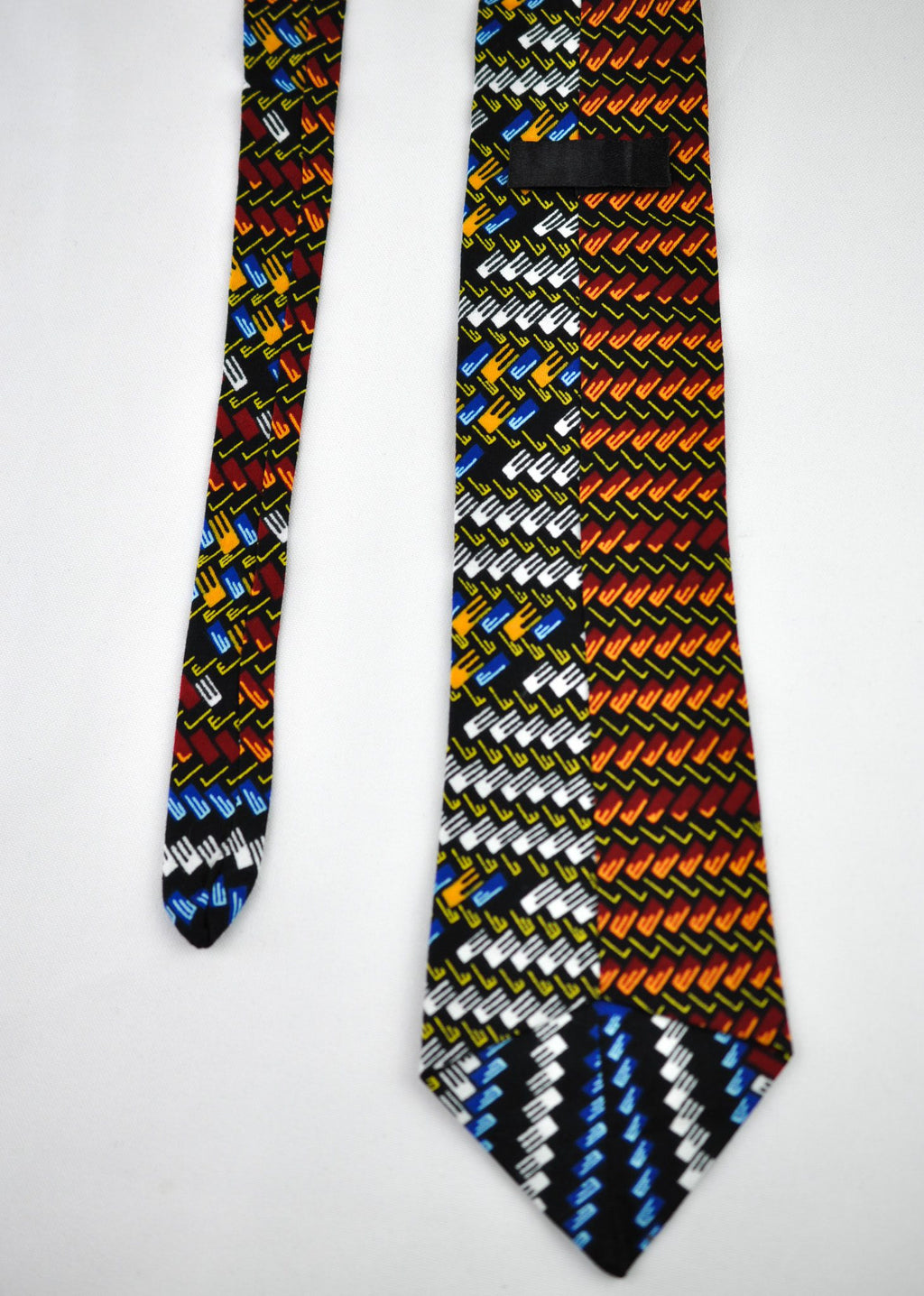Handcrafted Ash Brown Ankara Tie & Handkerchief Sets