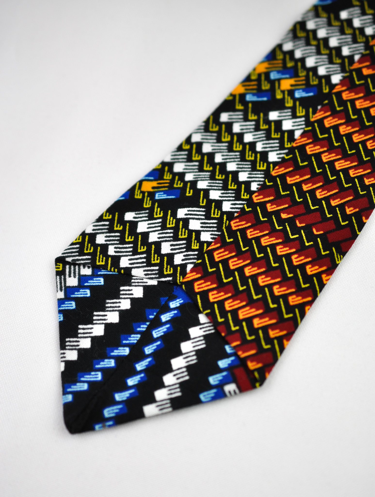 Handcrafted Ash Brown Ankara Tie & Handkerchief Sets