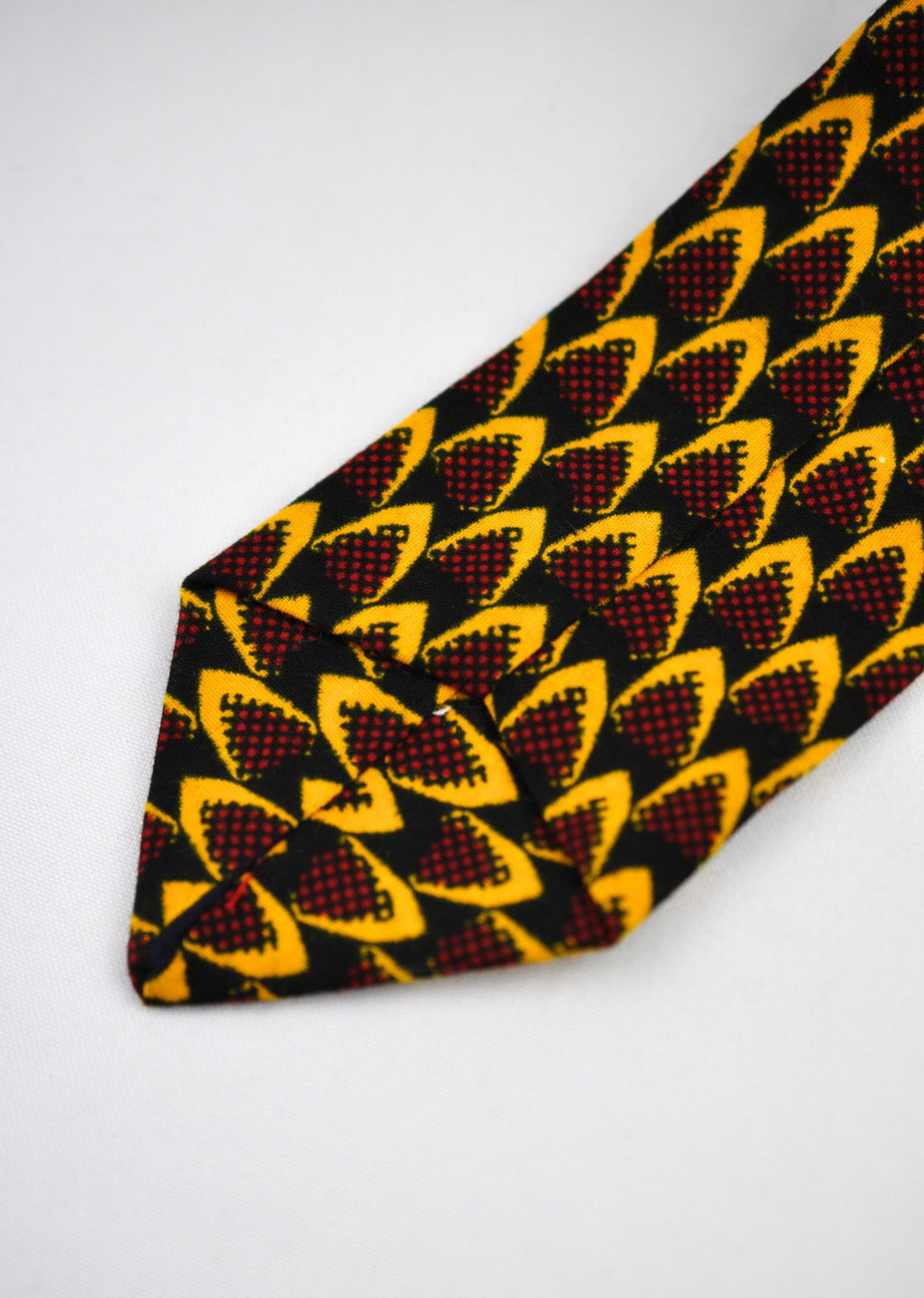 Handcrafted Mustard Ankara Tie & Handkerchief Sets