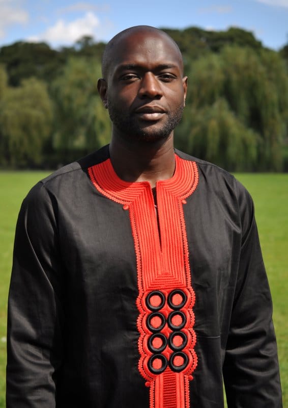 Sejo African Black & Red Embroidery Shirt