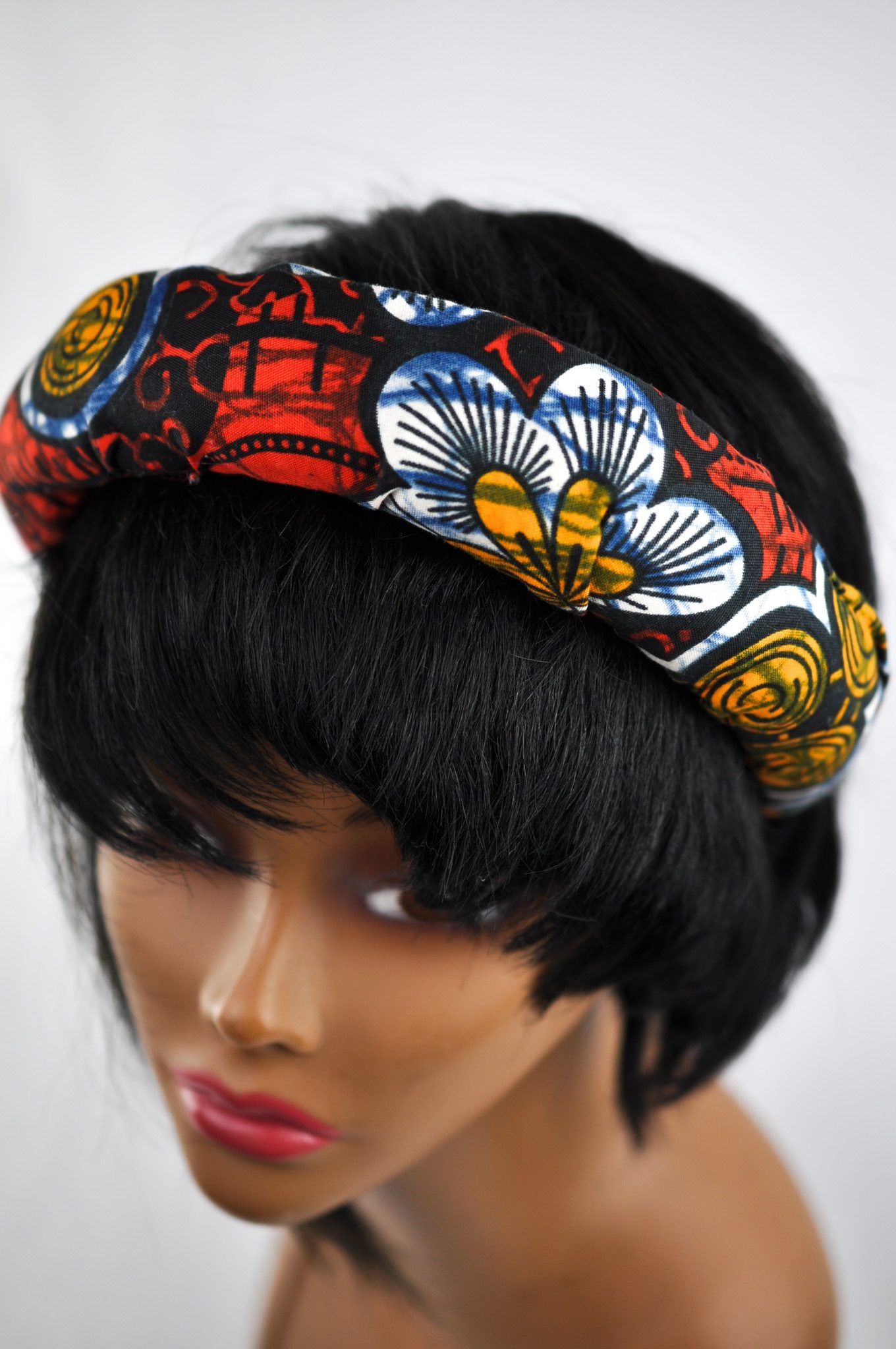 Purely Puffy Plain African Ankara Headbands