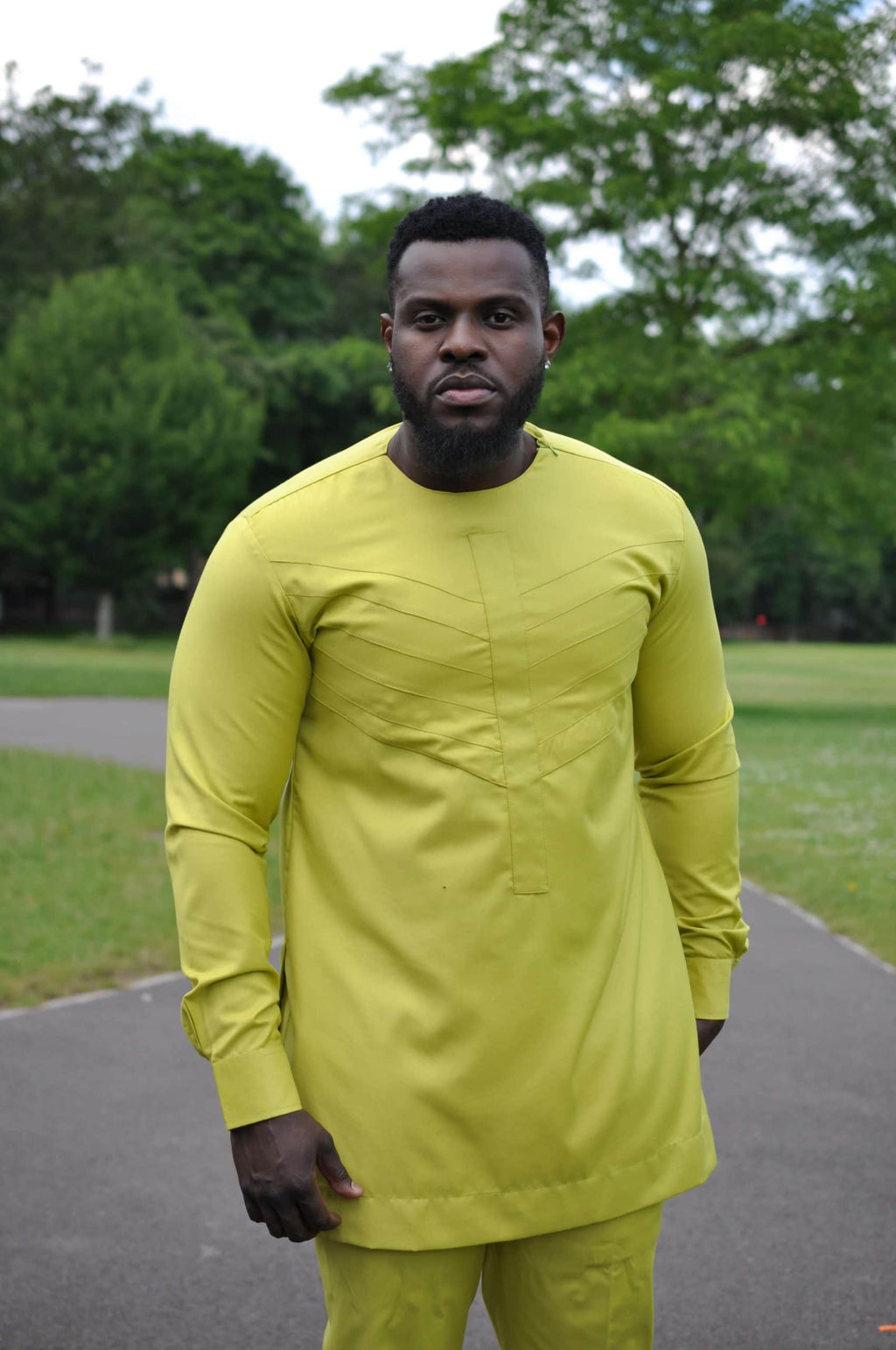 Kofi Yellow African Men's Suit