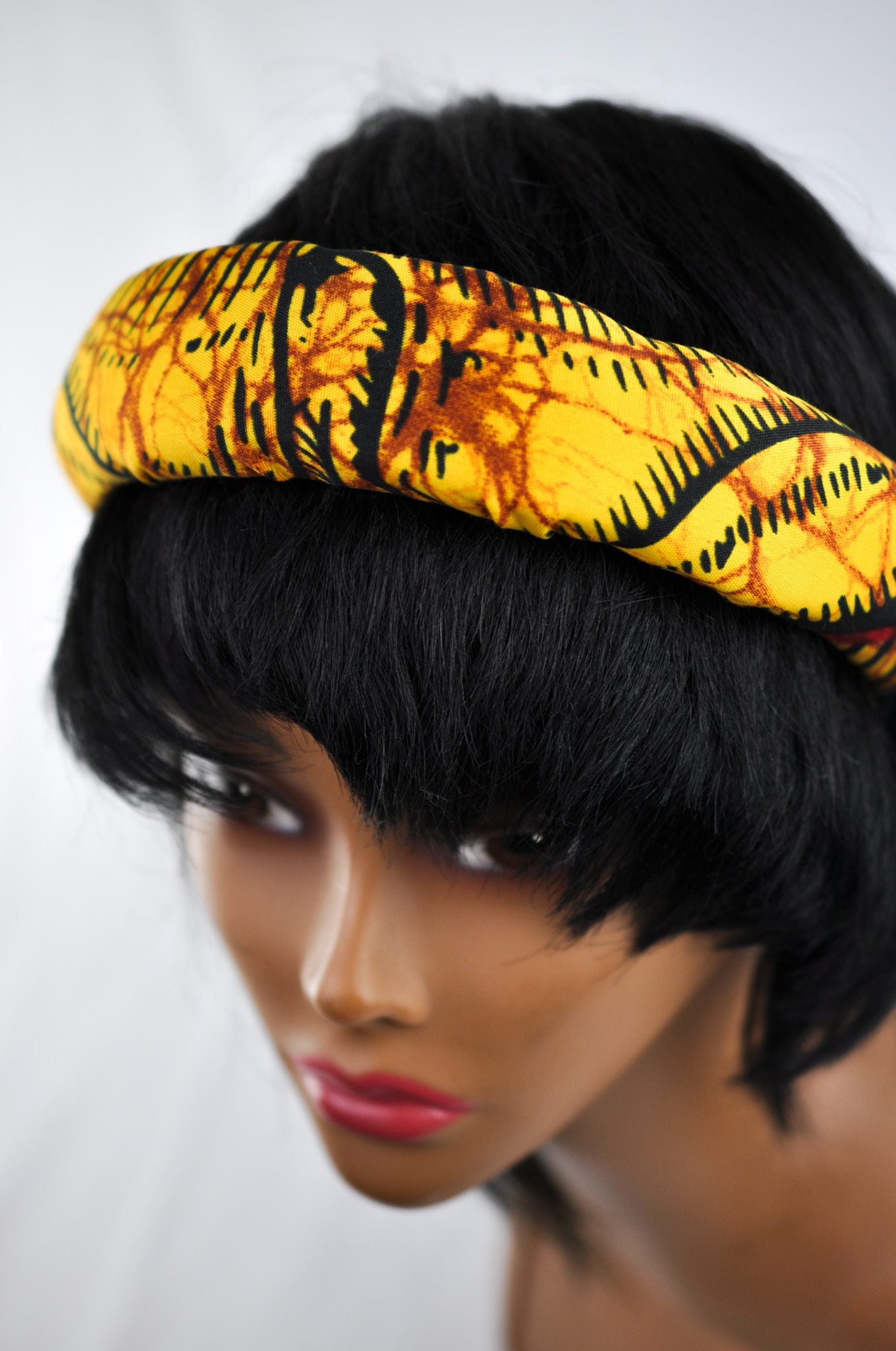 Purely Puffy Plain African Ankara Headbands