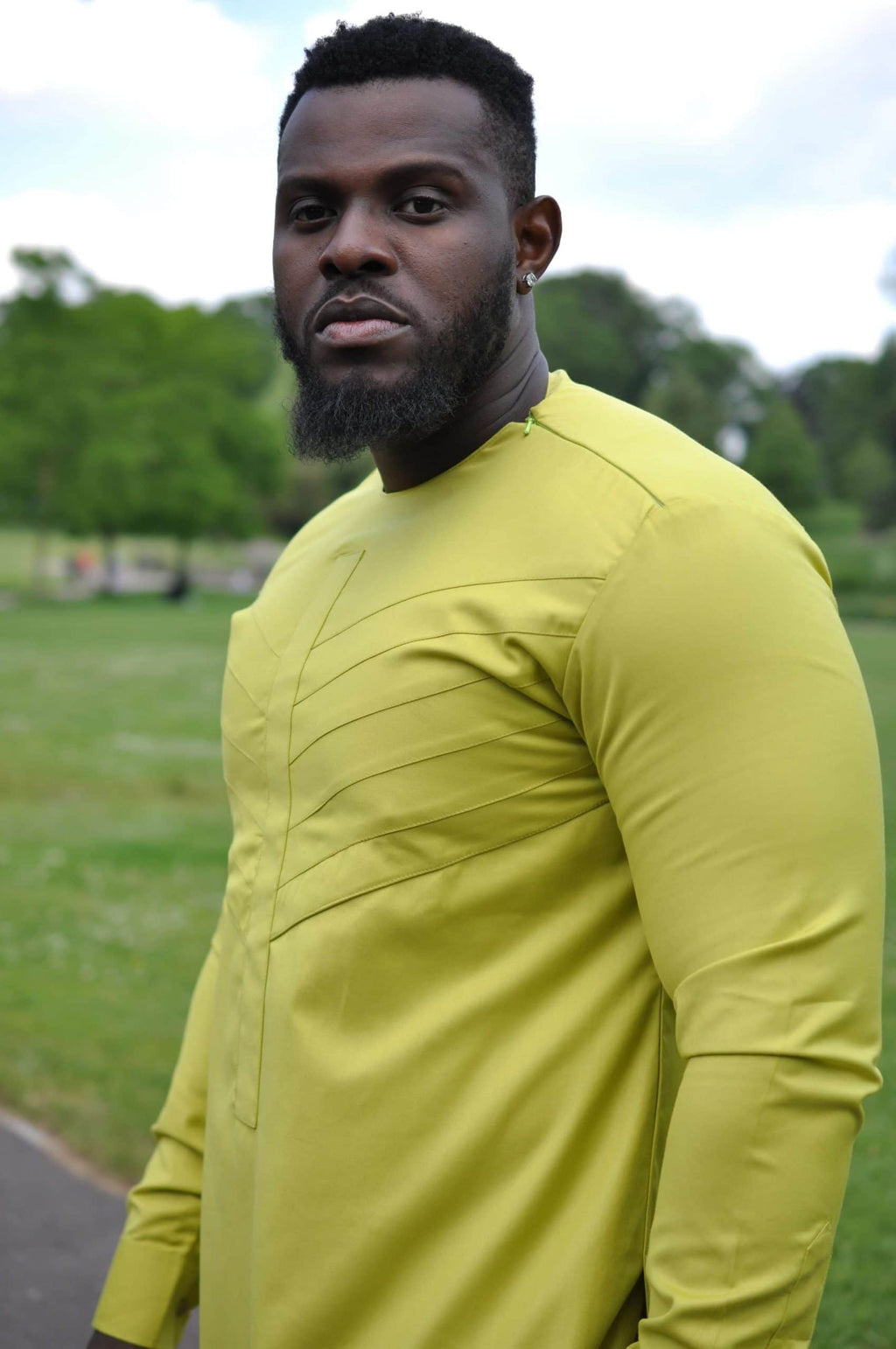 Kofi Yellow African Men's Suit