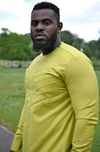 Kofi Yellow African Men's Suit