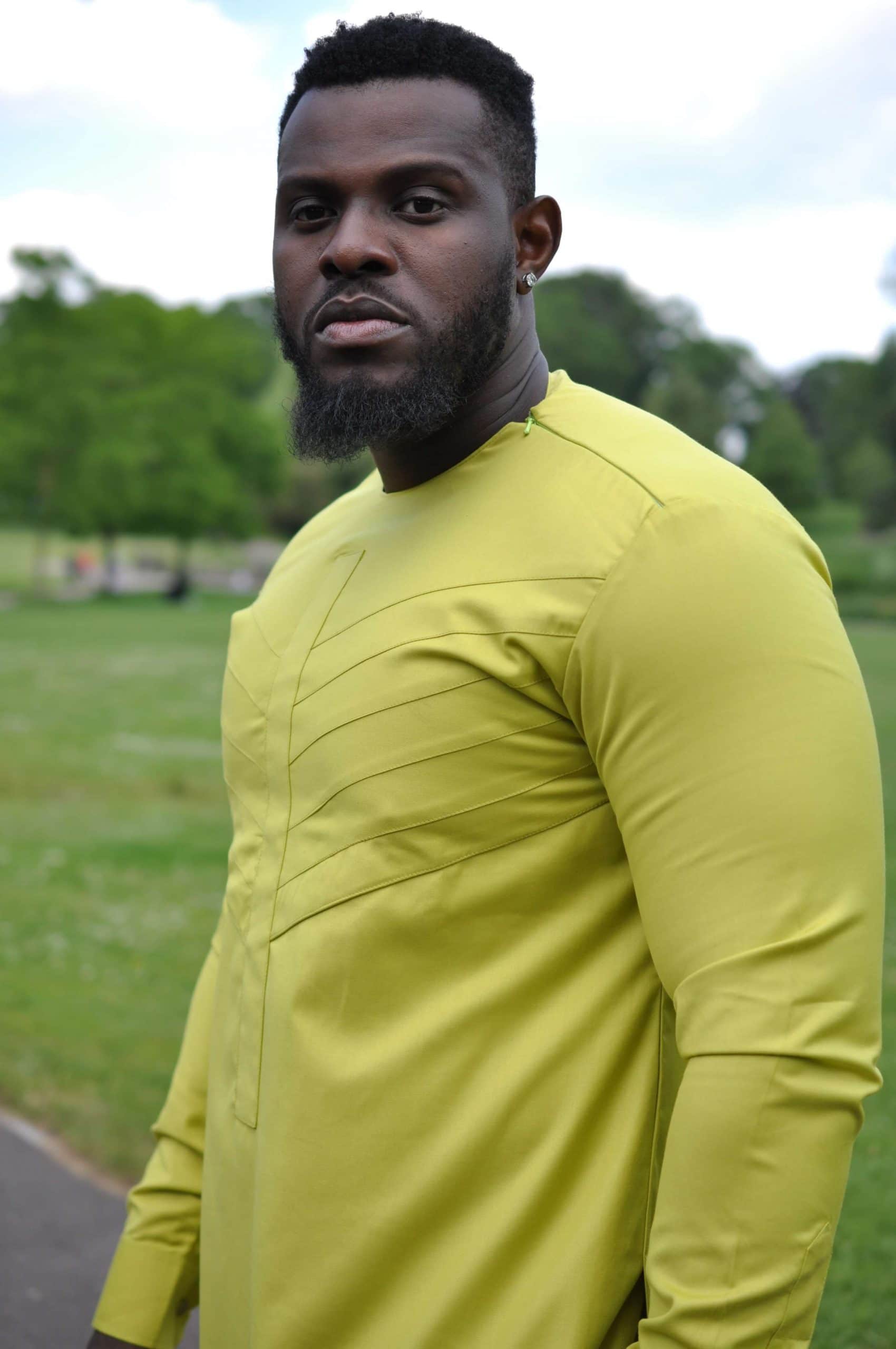 Kofi Yellow African Men's Suit