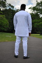 Abebe White African Men's Suit