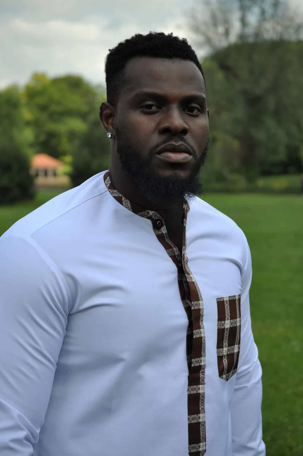 Abebe White African Men's Suit