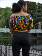 Kente African Print Crop Top
