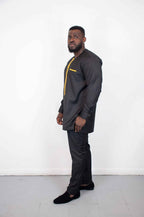 Bashee Black Traditional Suit