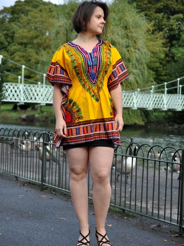 African 100% Cotton Dashiki Elasticated Colourful Shirts