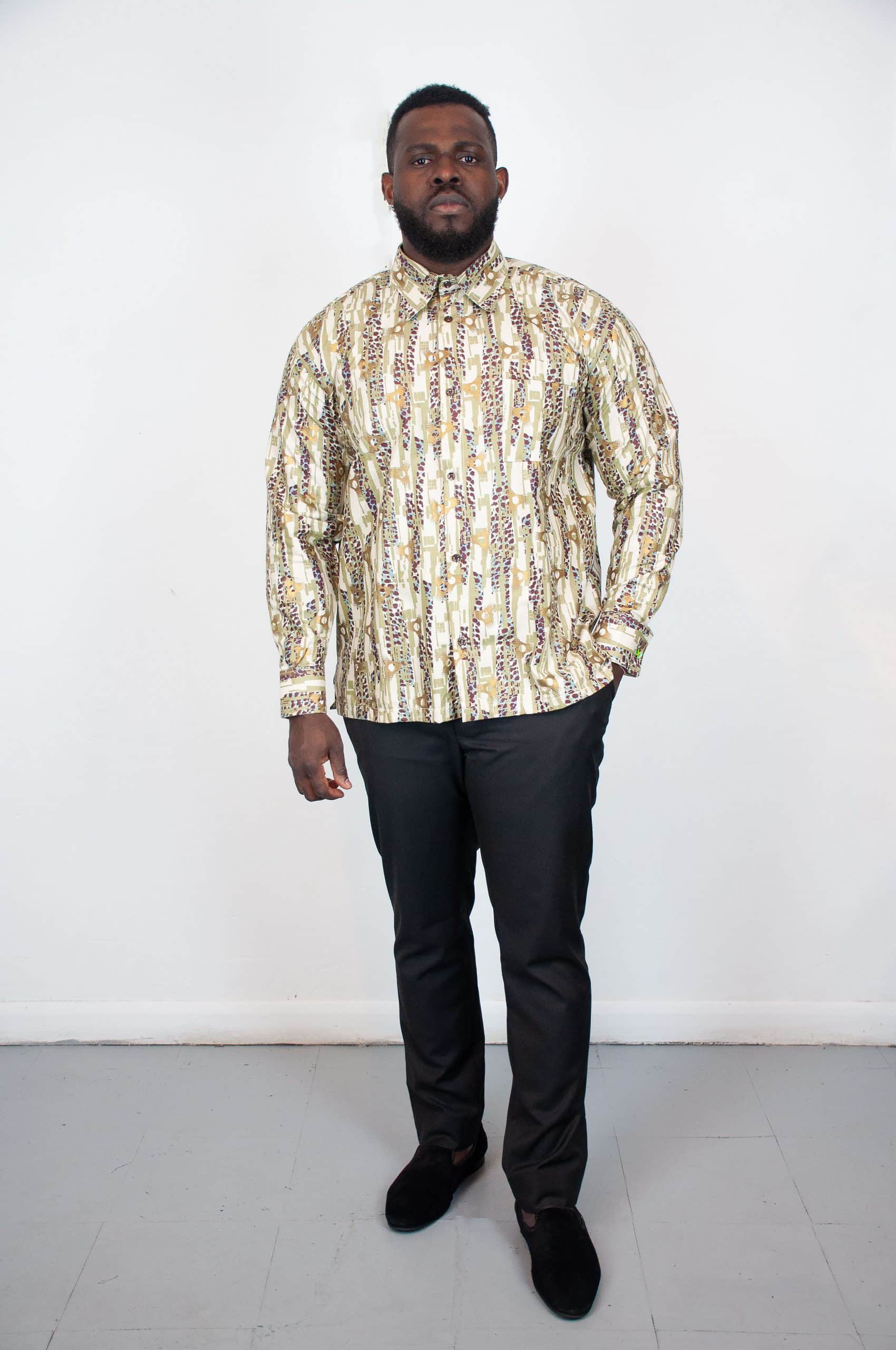 Olufemi Ankara Long Sleeve Shirt