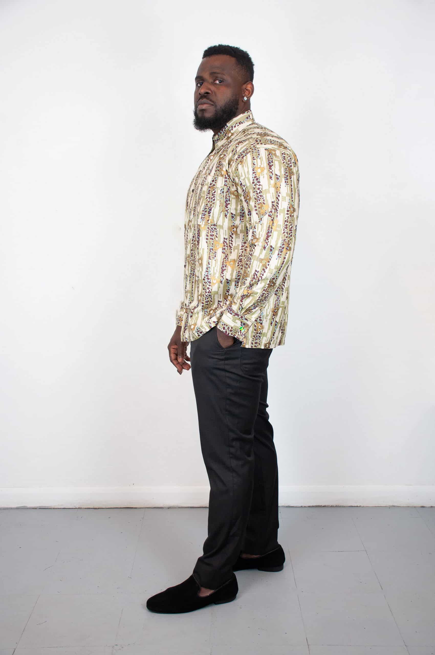 Olufemi Ankara Long Sleeve Shirt