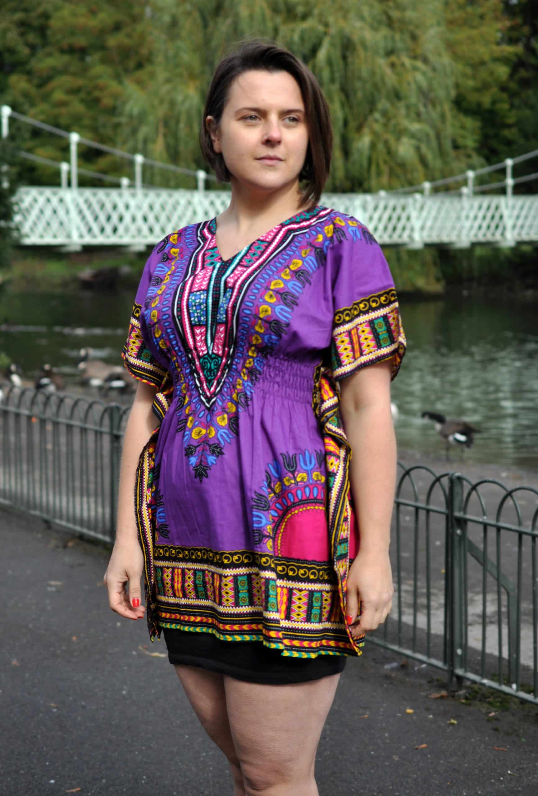 African 100% Cotton Dashiki Elasticated Colourful Shirts
