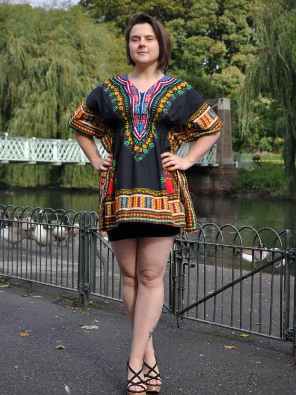 African 100% Cotton Dashiki Elasticated Colourful Shirts