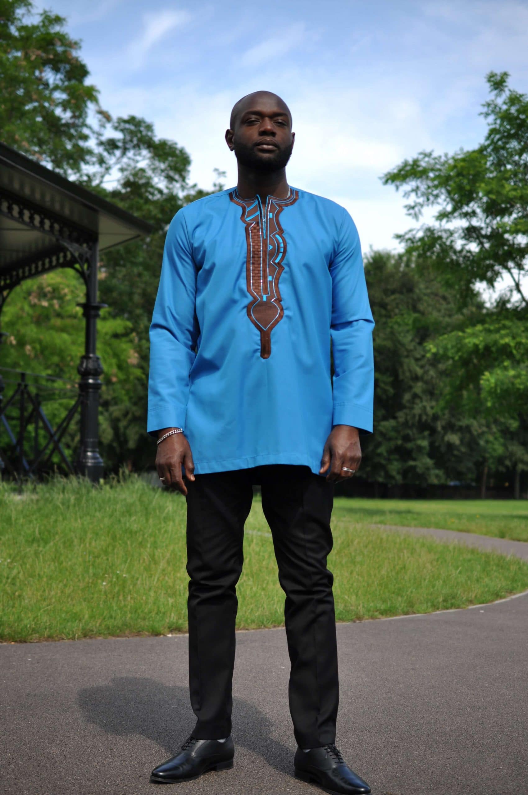 Abidemi Men's Embroidery Shirt