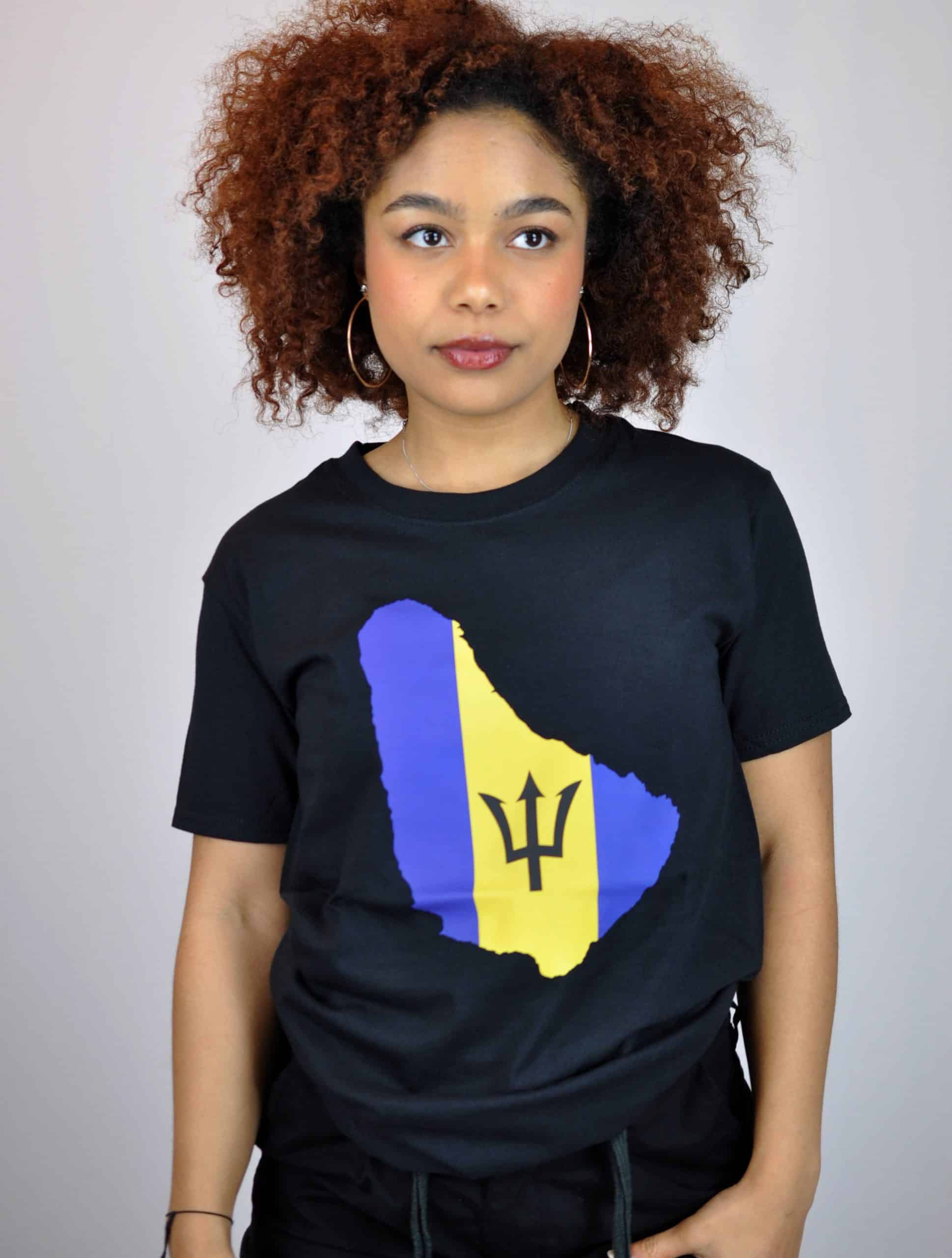 Adjoa Barbados Country Flag Top