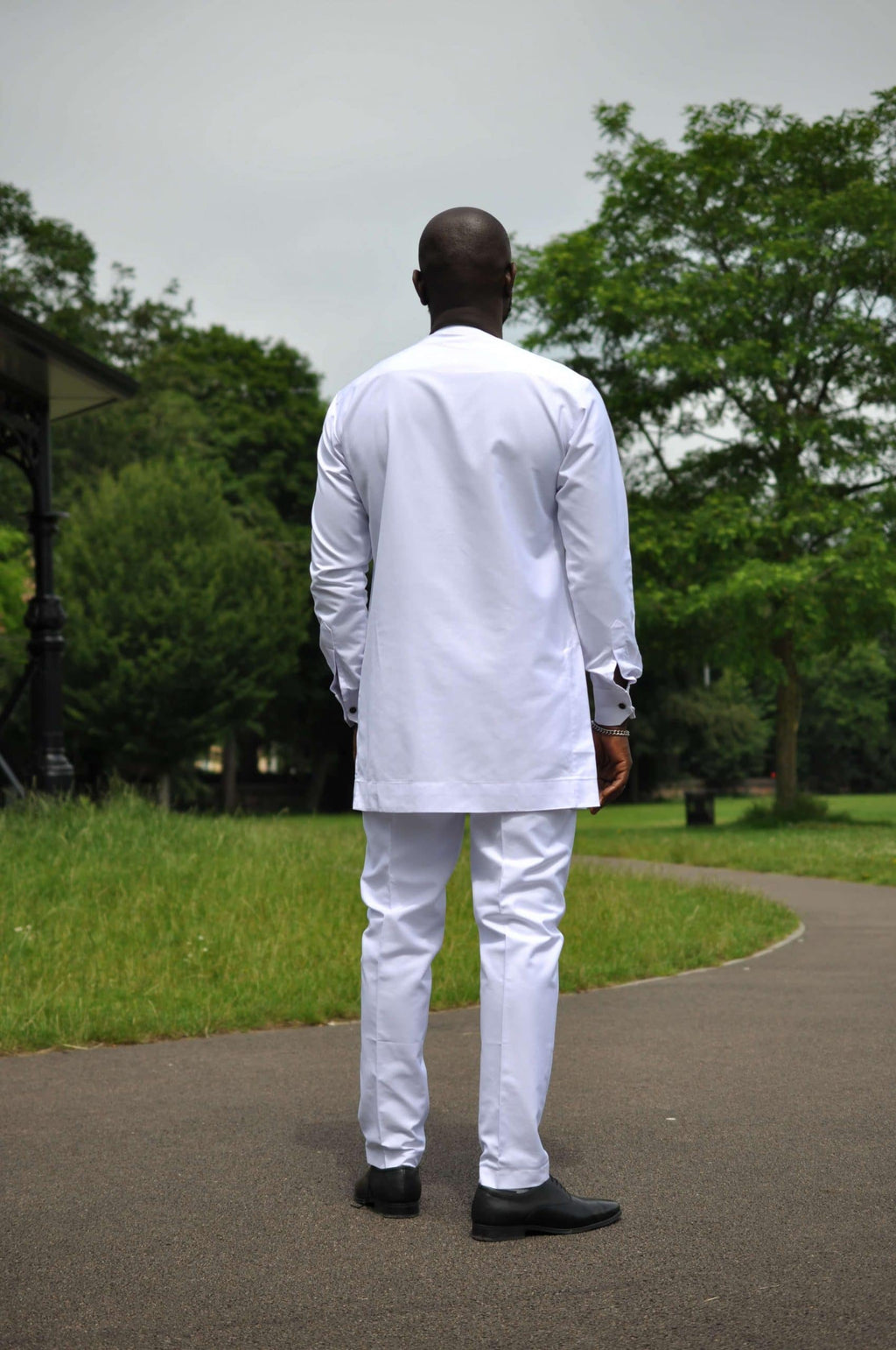 Hakim White African Men's Suit