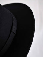 All Black Fedora Hat
