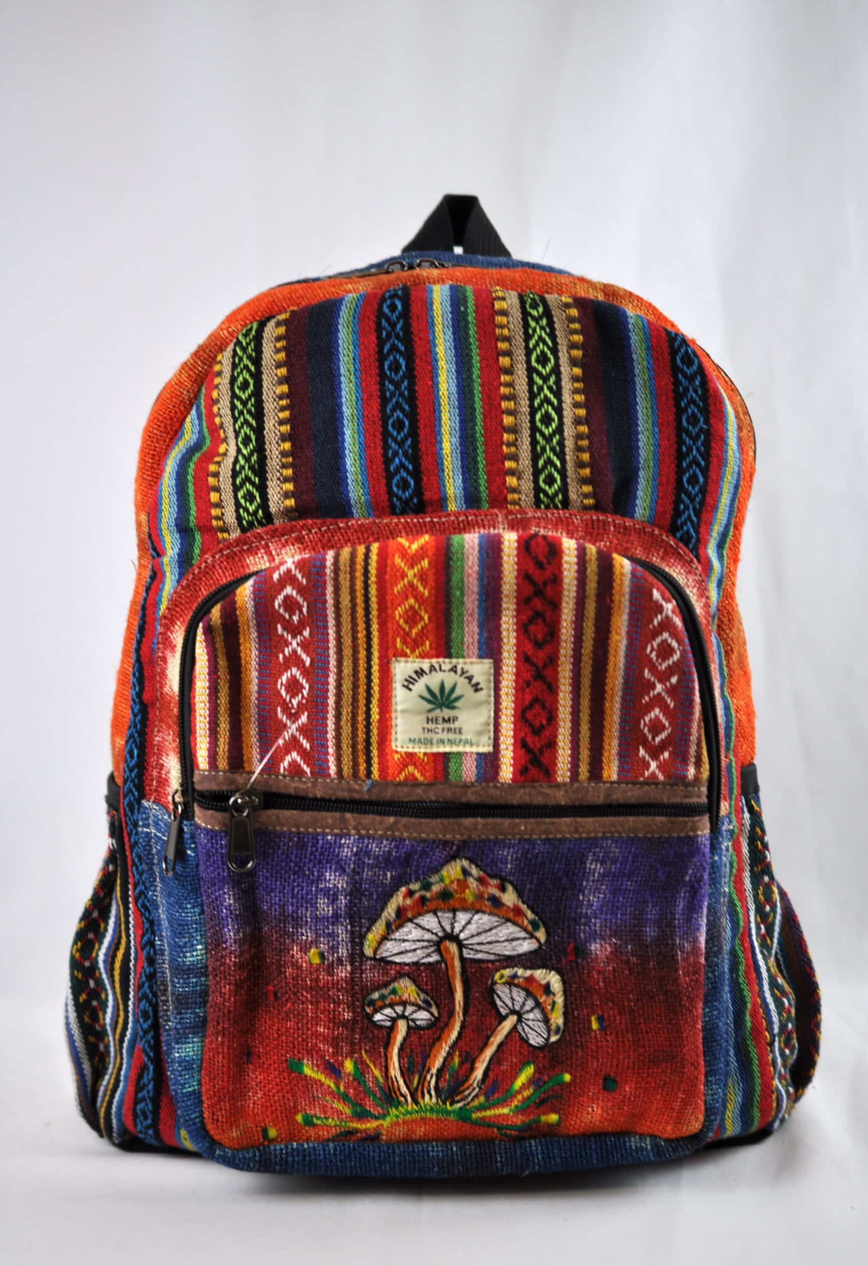 Deion Hemp Mushroom Backpack