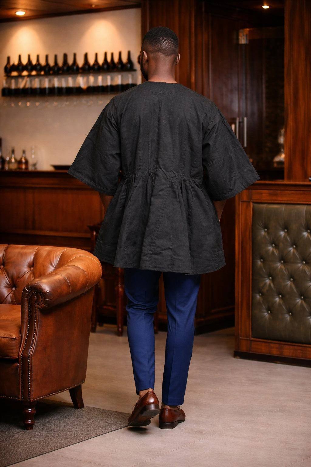Midnight Heritage Classic Fugu Smock Top