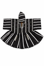 Men’s Black and White Heritage Fugu Smock Top