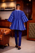 Men’s Royal Blue Heritage Fugu Smock Top