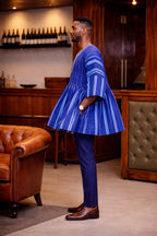 Men’s Royal Blue Heritage Fugu Smock Top