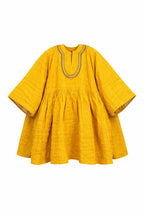 Heritage Mustard Fugu Traditional Smock – Authentic Ghanaian Batakari Tunic