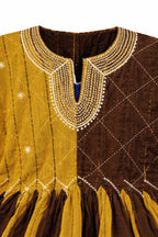 Heritage Two-Tone Fugu Traditional Smock – Authentic Ghanaian Batakari Tunic