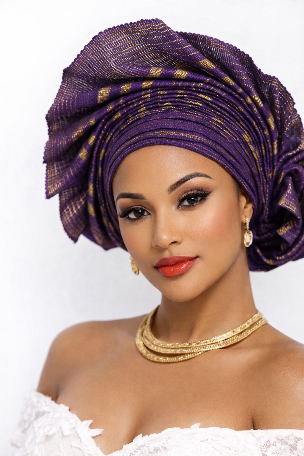 African Headwrap Auto Gele Ase Oke