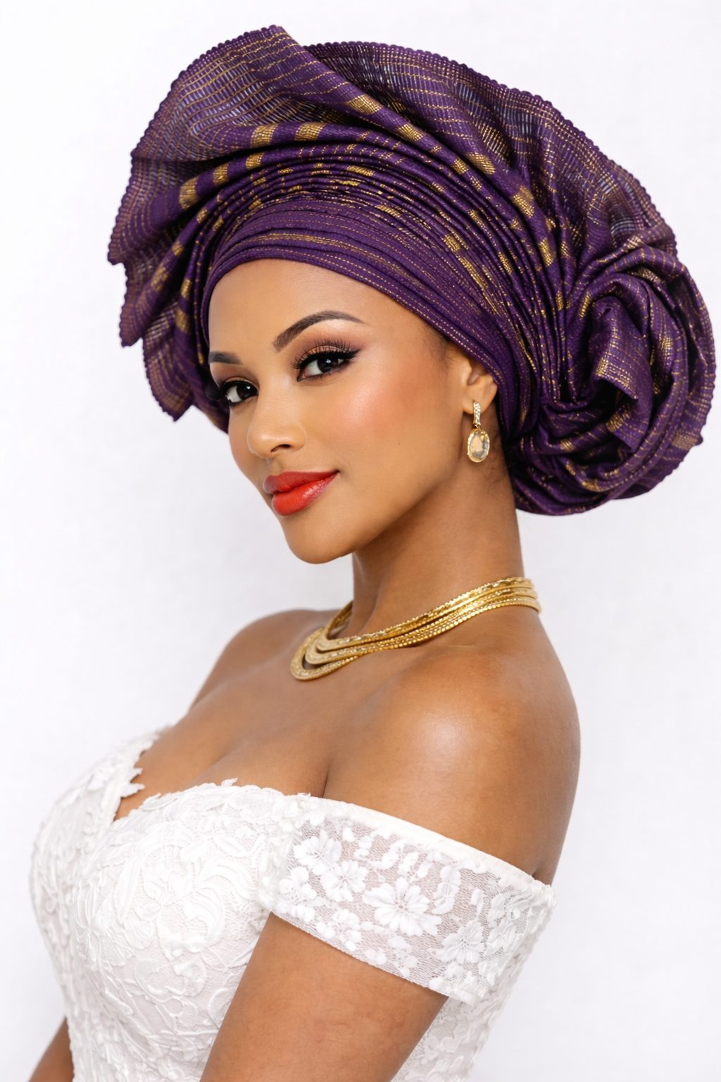 African Headwrap Auto Gele Ase Oke