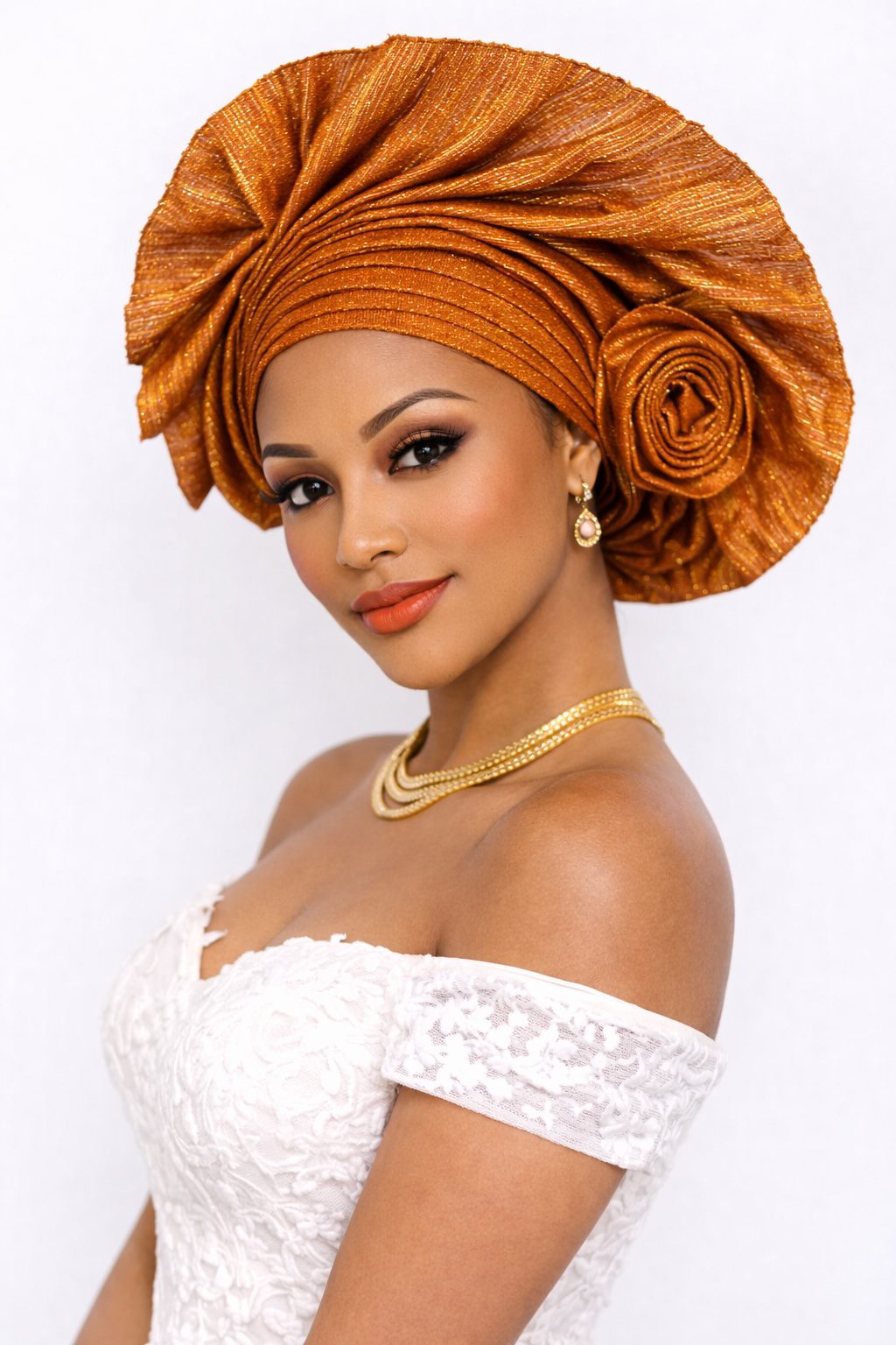 African Headwrap Auto Gele Ase Oke