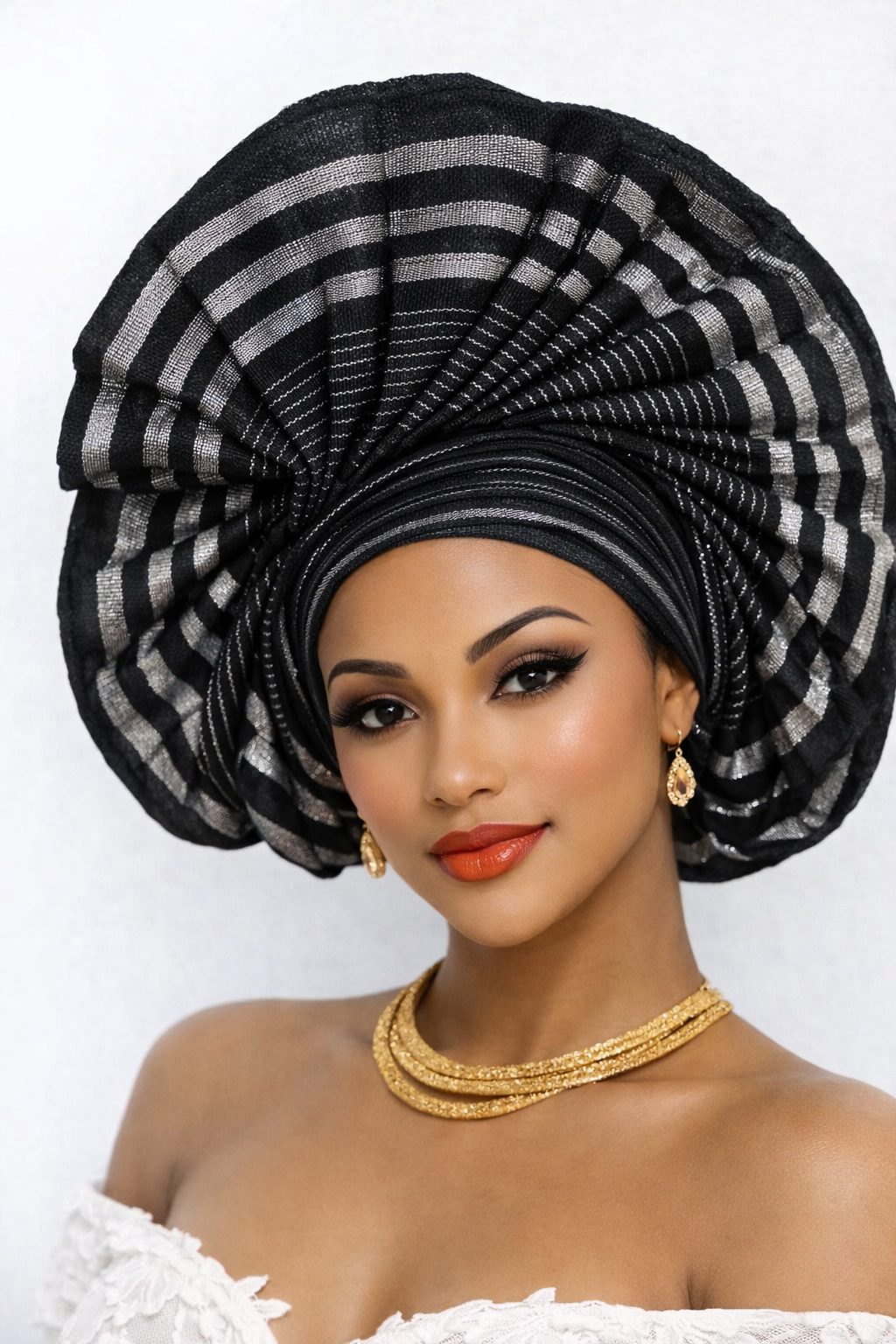 African Headwrap Auto Gele Ase Oke