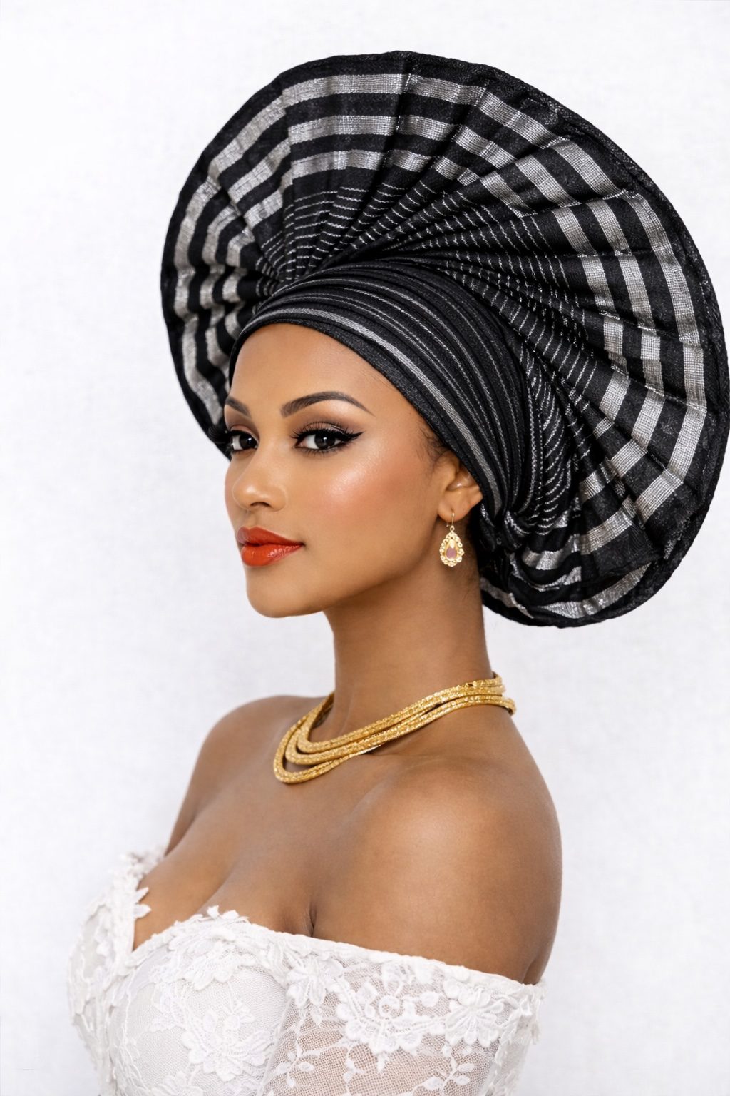 African Headwrap Auto Gele Ase Oke