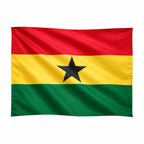 Ghana National Flag – Large, Medium Handheld & Tabletop Mini Flag Options