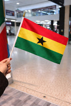 Ghana National Flag – Large, Medium Handheld & Tabletop Mini Flag Options