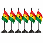 Ghana National Flag – Large, Medium Handheld & Tabletop Mini Flag Options