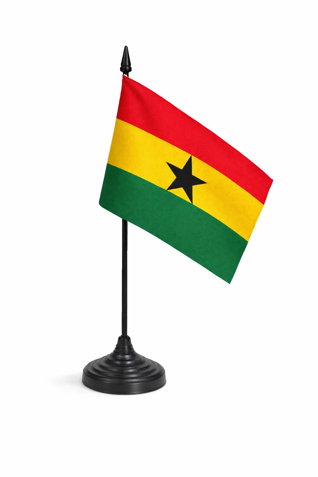 Ghana National Flag – Large, Medium Handheld & Tabletop Mini Flag Options