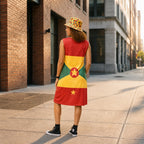 Grenada Flag Dress | Sleeveless Bodycon Shift Dress
