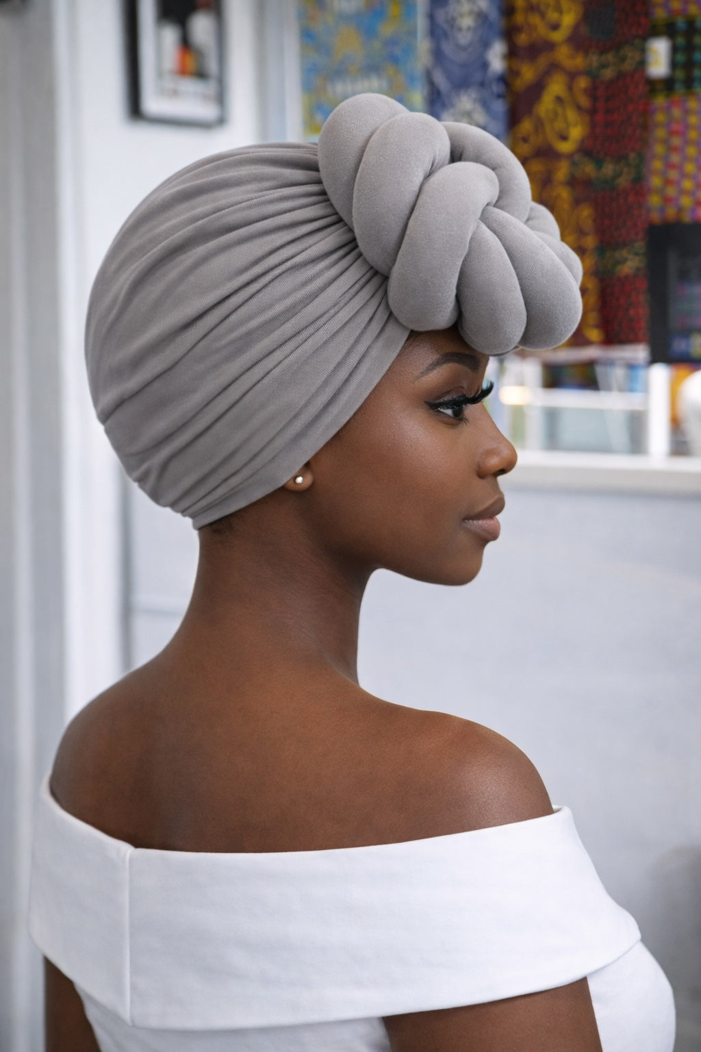 Pre-Tied African Headwrap – Ready-to-Wear Knot Headwrap