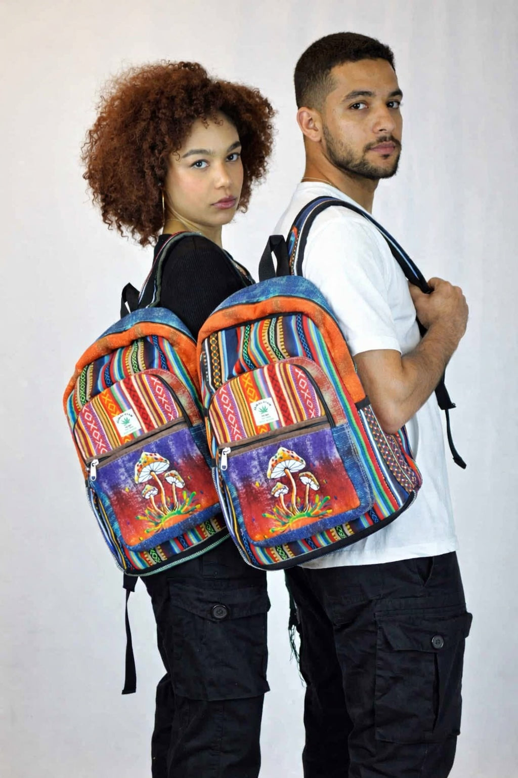 Deion Hemp Mushroom Backpack