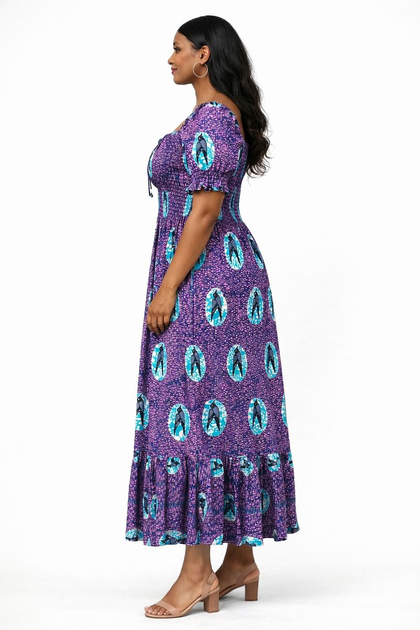 Women’s Smocked Maxi Dress