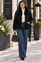 Elegant Women’s Oversized Gold Button Top