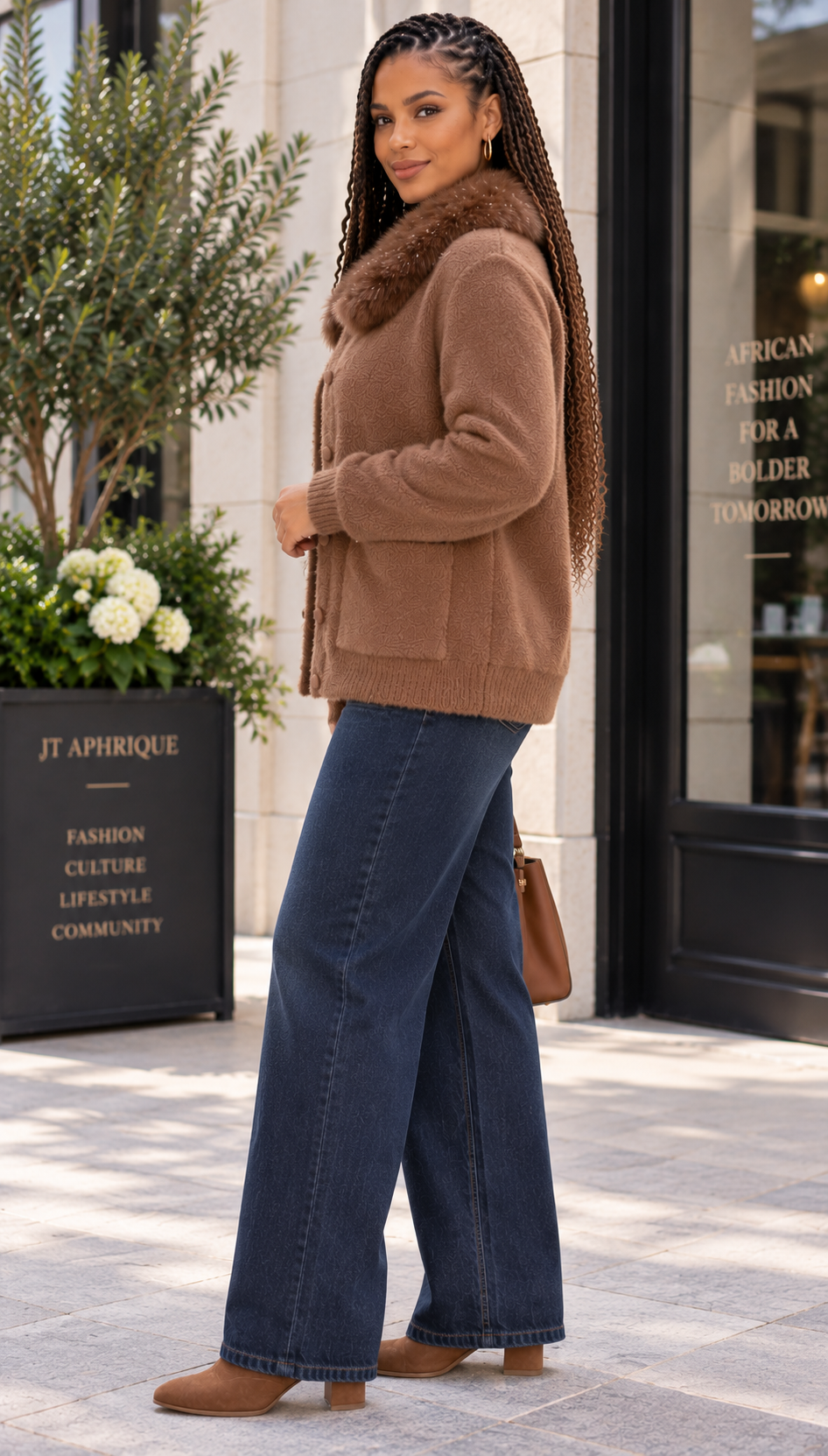 Elegant Women’s Oversized Gold Button Top