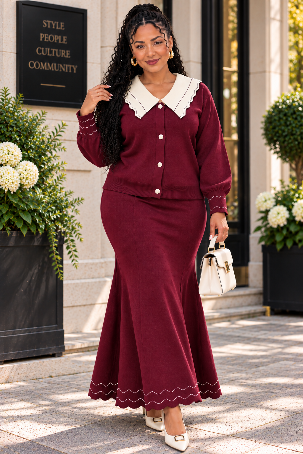 Women’s Top & Skirt Set